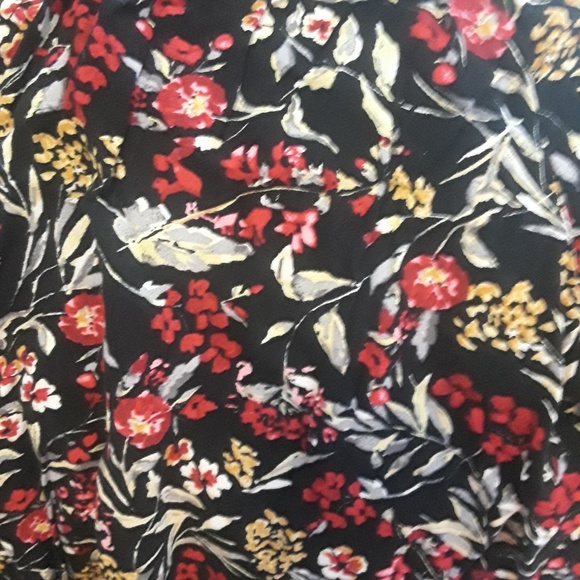 FADED GLORY Rayon Multicolor Top Blouse Size XL - Picture 6 of 8